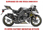 Rockstar Outline for Kawasaki Ninja 300 2013-2017